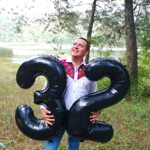 Black Number 5 Balloon - 40 Inch Giant Foil Balloon for 5th Birthday Party Decorations
