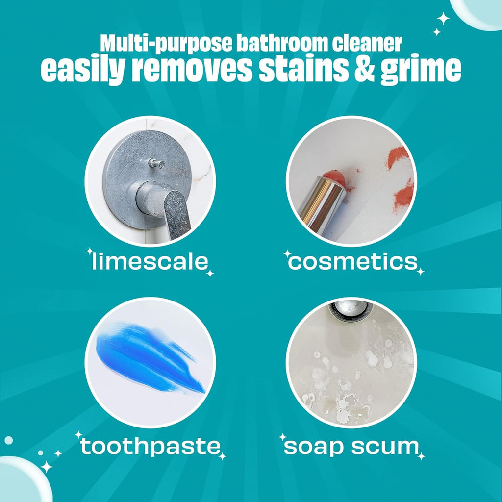 Scrubbing Bubbles All-Purpose Bathroom Cleaner - Fast-Acting Foam for Limescale & Grime | 32oz Spray