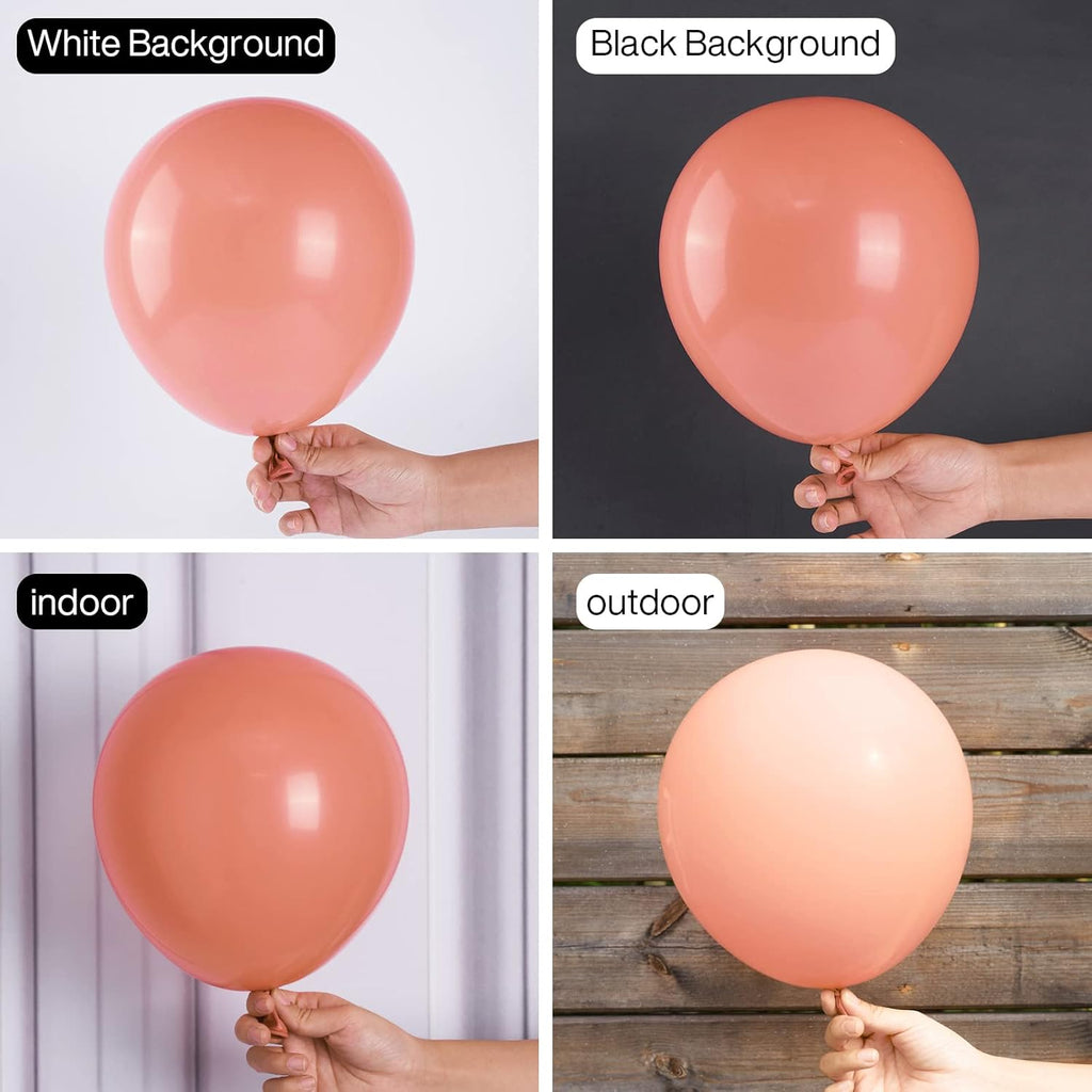 PartyWoo Dusty Pink Balloons - 50 Pcs 12 Inch Blush Rose Latex Helium Balloons for Baby Shower & Birthday Decor