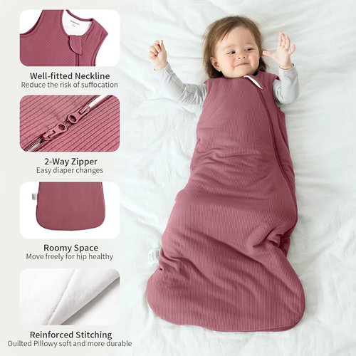 BubblePanda Bamboo Sleep Sack | Supersoft 1.0 Tog Toddler Wearable Blanket | 6-12 Months, Unisex