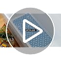 HITSLAM Non-Slip Bathtub Mat 28 x 15 Inch Blue - Soft TPE with Suction Cups