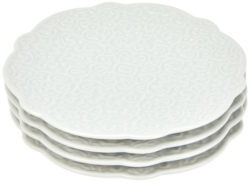 Alessi MW01/77 "Dressed" Saucer For Coffee Cup, White
