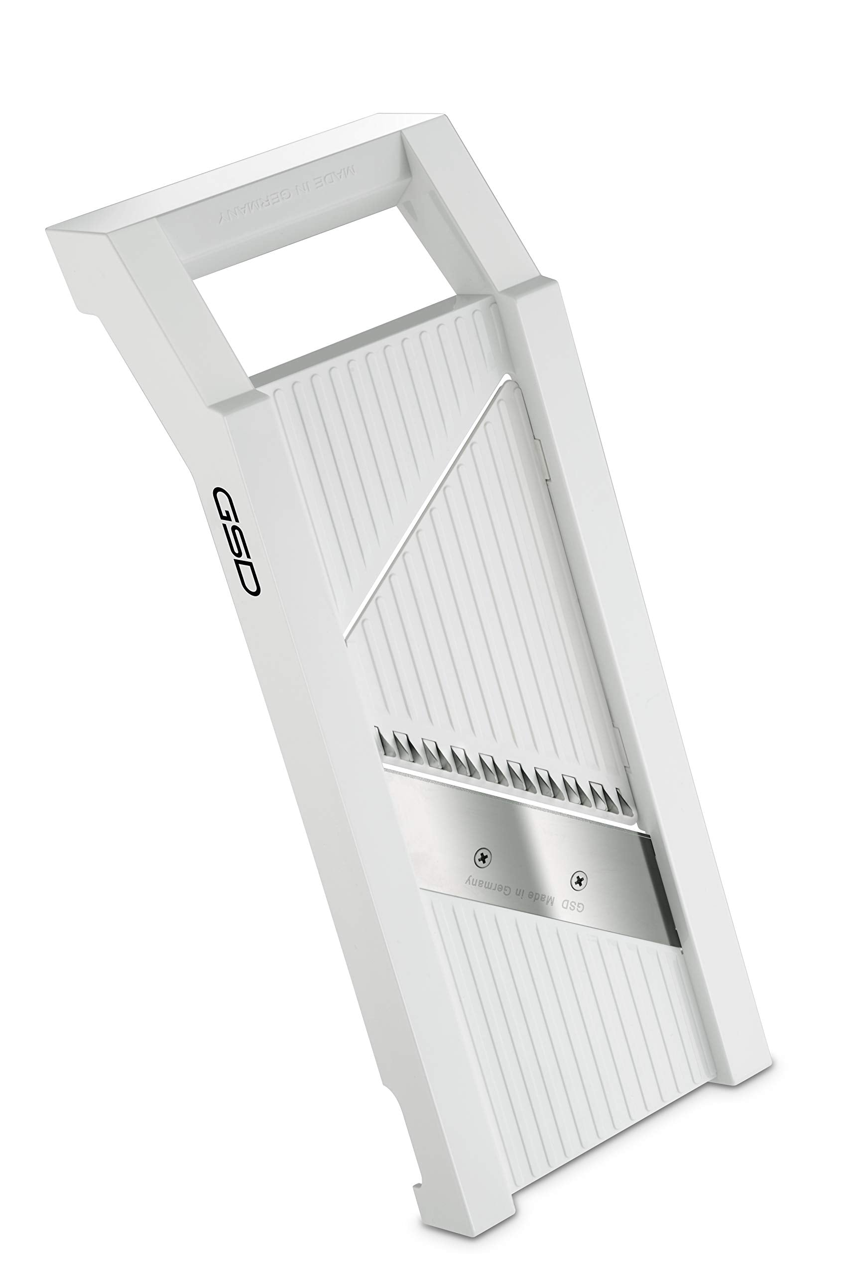 GSD Universal Vegetable Slicer With 5 Changeable Blades, White
