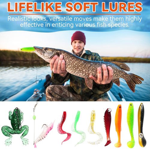 Fishing Advent Calendar 2025 Adult Men Teen Boys, 24 Day Fishing Lure Countdown Calendar with Spoons Minnow Popper Crankbait VIB Xmas Fishing Gift for Father
