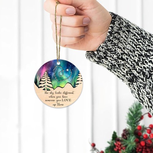 Hyturle Memorial Christmas Ornaments - Suncatcher Keepsake for Loss of Loved One | Sympathy Gift