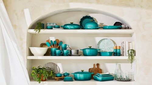 Le Creuset Stoneware Baking Dish Set - 3-Piece Rectangular Set in Riviera Color