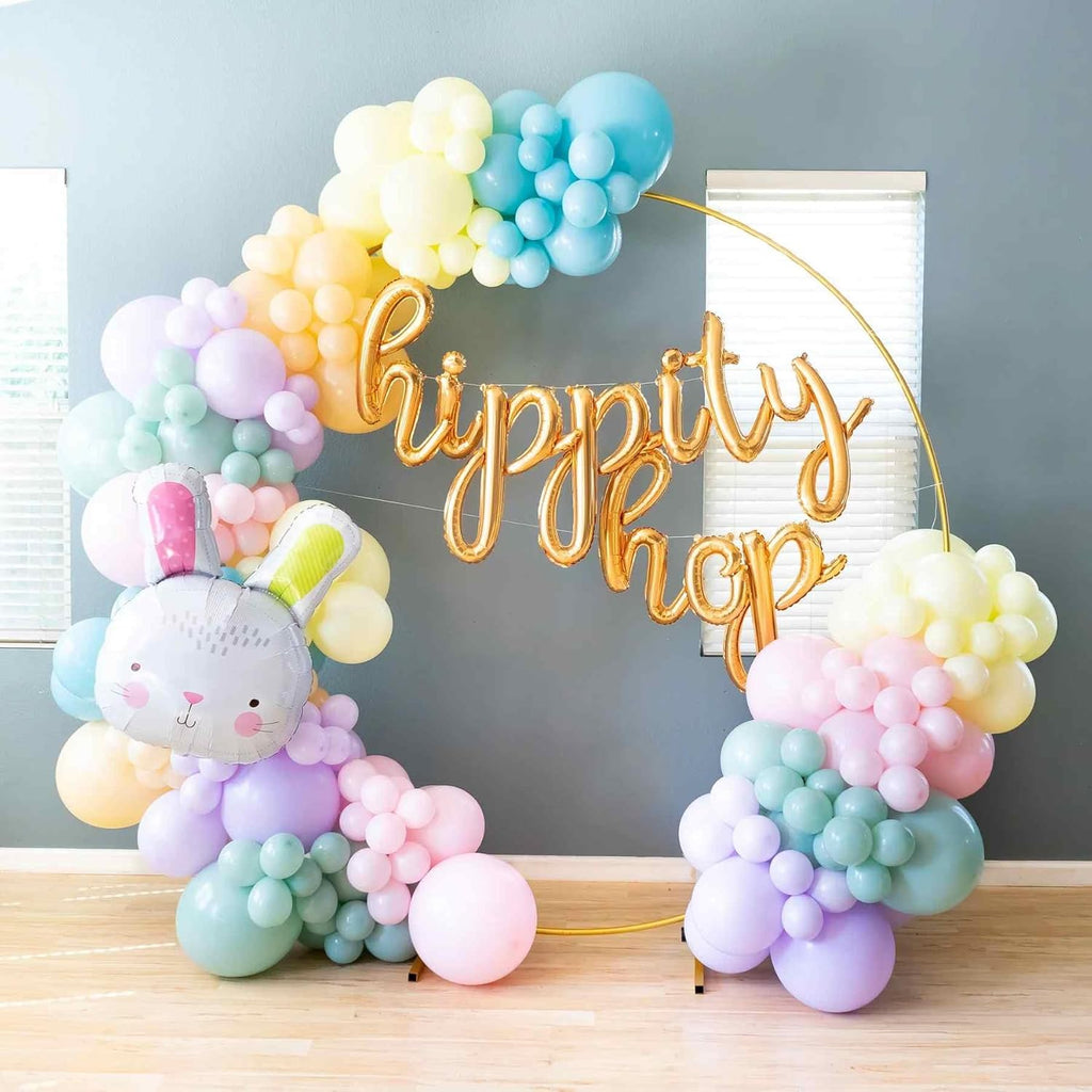 Voircoloria 130pcs Pastel Latex Balloon Garland Kit - Macaron Colors for Birthday, Baby Shower & More