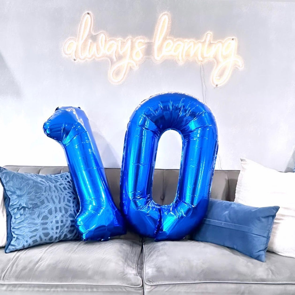 Number 11 Balloon by Navy Blue - 40 Inch Birthday Decoration for 11th Year Celebration