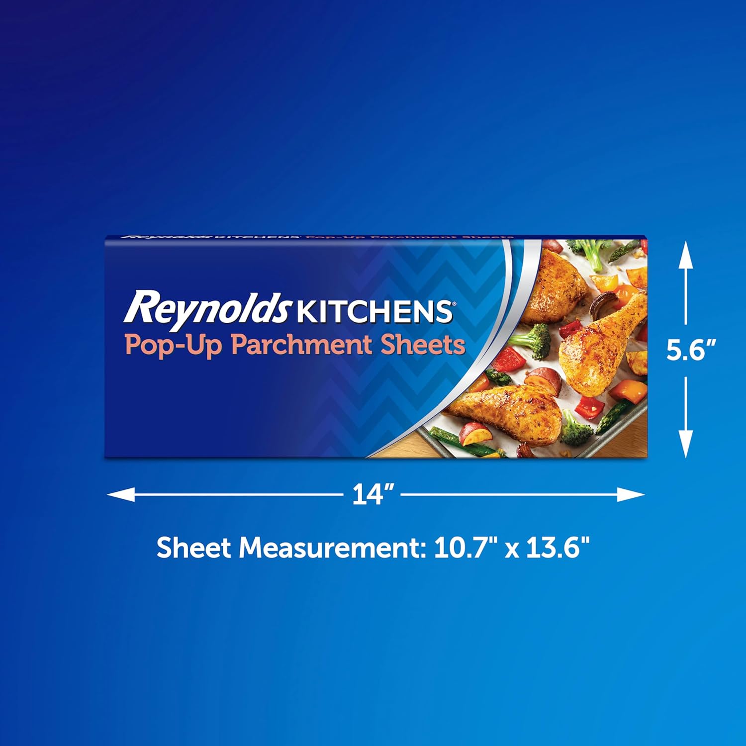 Reynolds Kitchens Pop-Up Parchment Paper Sheets - 120 Sheets, 10.7x13.75 Inch | Convenient Baking Solution