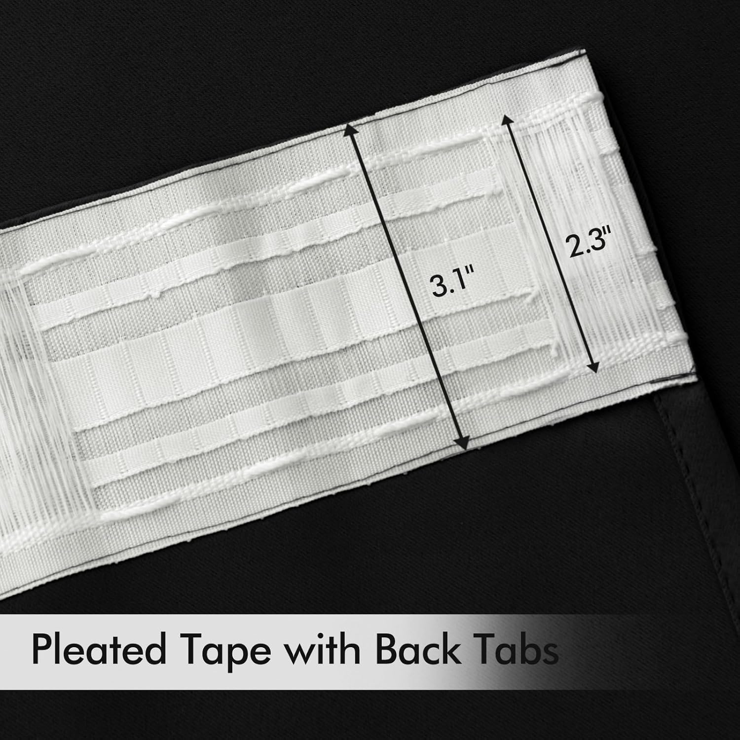 MIULEE Blackout Curtains - 96 Inch Long Thermal Insulated Drapes for Living Room & Bedroom