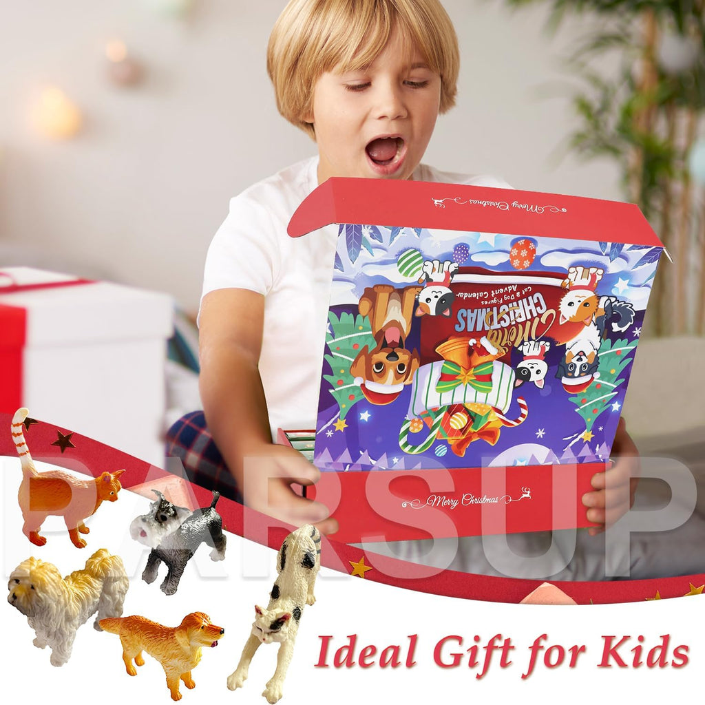 Regine Switzerland Christmas Advent Calendar - 24 Animal Figurines Countdown to Christmas Decor