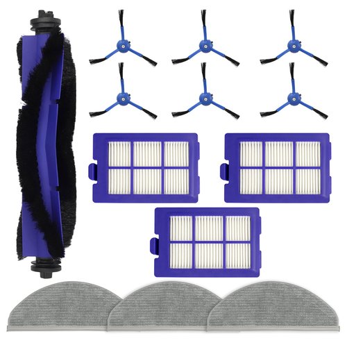 13 PCS Accessories Kit for Eufy RoboVac X8/ X8 Hybrid Robot Vacuum, Replacement Parts Main Brush, Side Brush, Filter, Mop pads