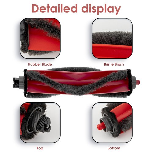 (2 Pack) Q7 M5/ Q7 M5+/ Q7 L5/ Q7 L5+ Roller Brushes Compatible with Roborock Q7 M5, Q7 M5+, Q7 L5, Q7 L5+ Robot Vacuum, Main Roller Brush, Replacement Multi-Surface Brushes