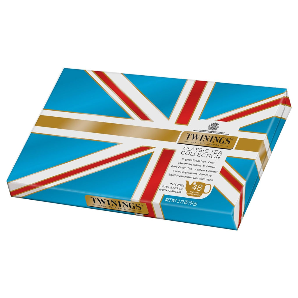Twinings Tea Classics Collection - Variety Sampler Gift Box with 48 Tea Bags | Black, Herbal, Green & Chai Teas