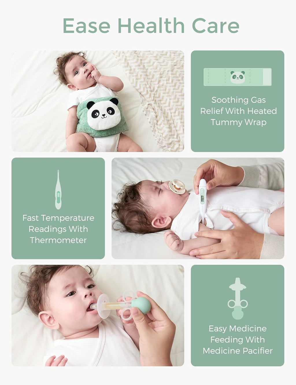 Momcozy Elite Baby Kit - Essential Grooming & Health Care Set | Electric Nail File, Nasal Aspirator, Thermometer & More