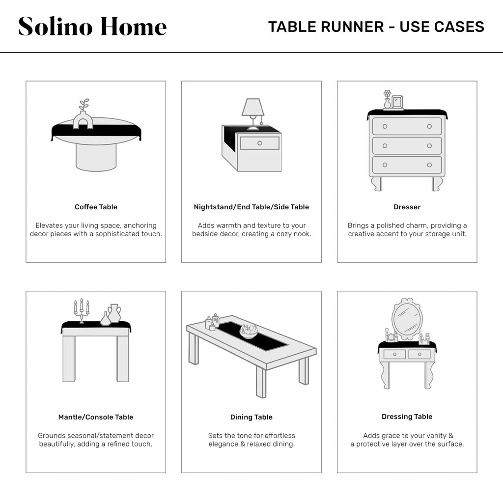 Solino Home Linen Table Runner 108 Inches Long - 100% Pure Linen Natural and White Dining Table Runner 14 x 108 Inch for Spring, Summer, Mothers Day - Contempo