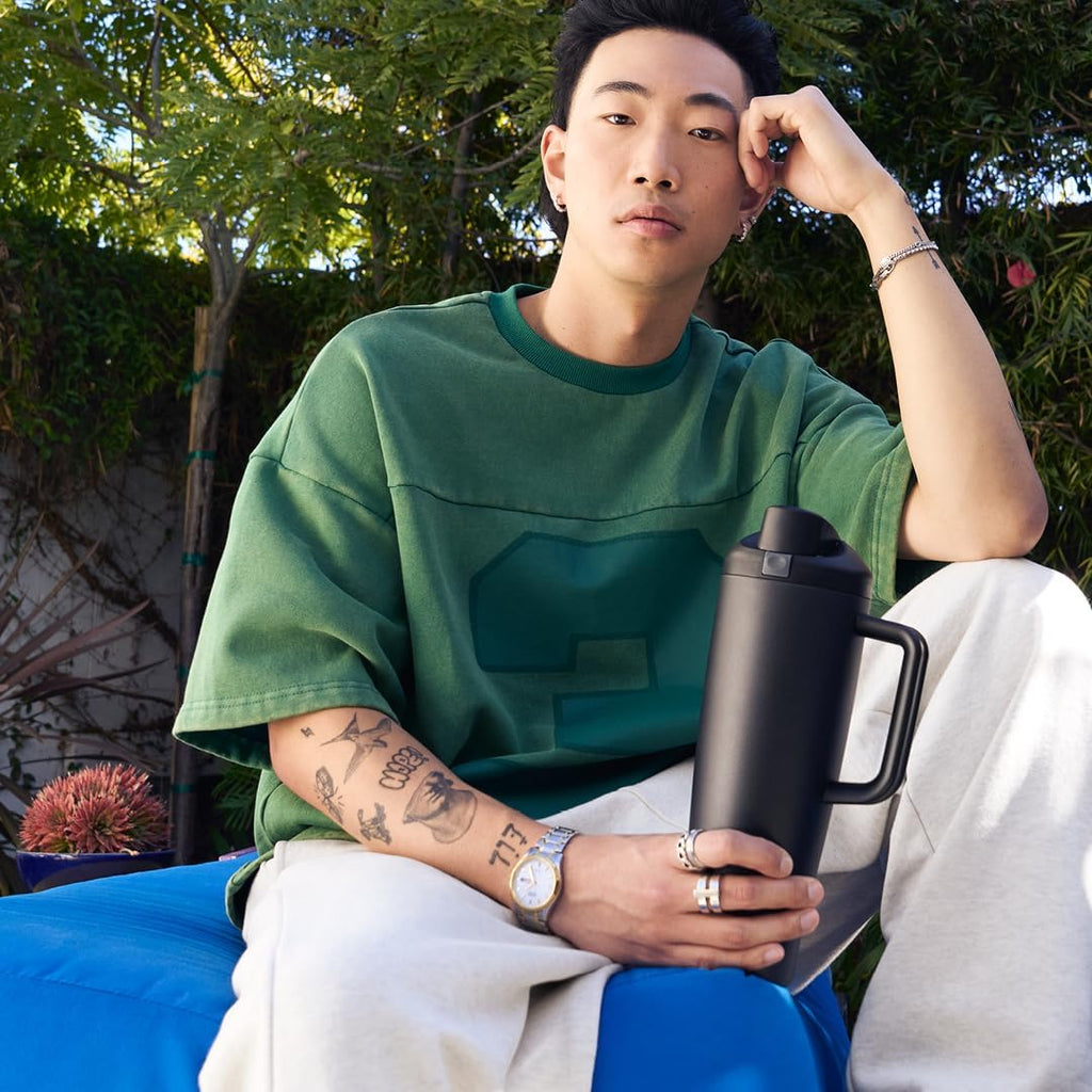 Owala FreeSip Tumbler - Insulated Stainless Steel Water Bottle with Built-in Straw & Handle | 40oz, BPA Free, Leak Proof