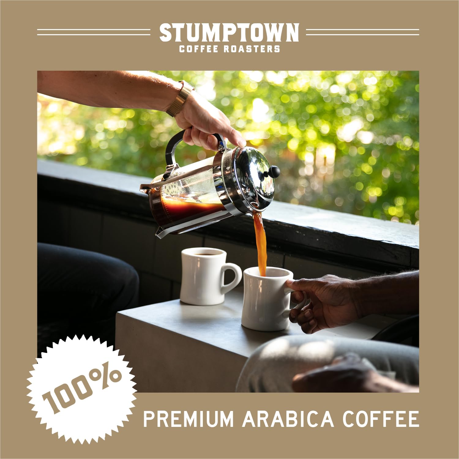 Stumptown Coffee Roasters Medium Roast Whole Bean Coffee - Hair Bender 18 Ounce Bag with Citrus & Dark Chocolate Notes
