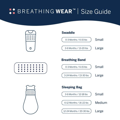 Nanit Breathing Wear Sleeping Bag, Size Medium, 6-12 Months, Pebble Grey