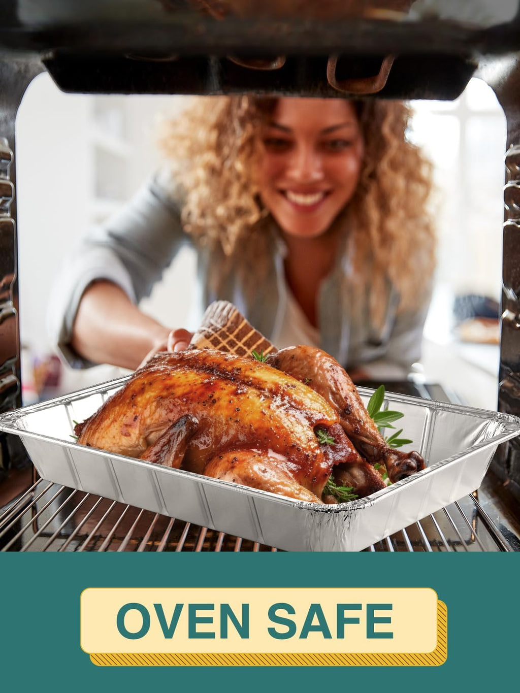 NEEBAKE 40 Pack Disposable Aluminum Pans Set - 20 Large 9x13 & 20 Small 8x8 Foil Trays for Meal Prep