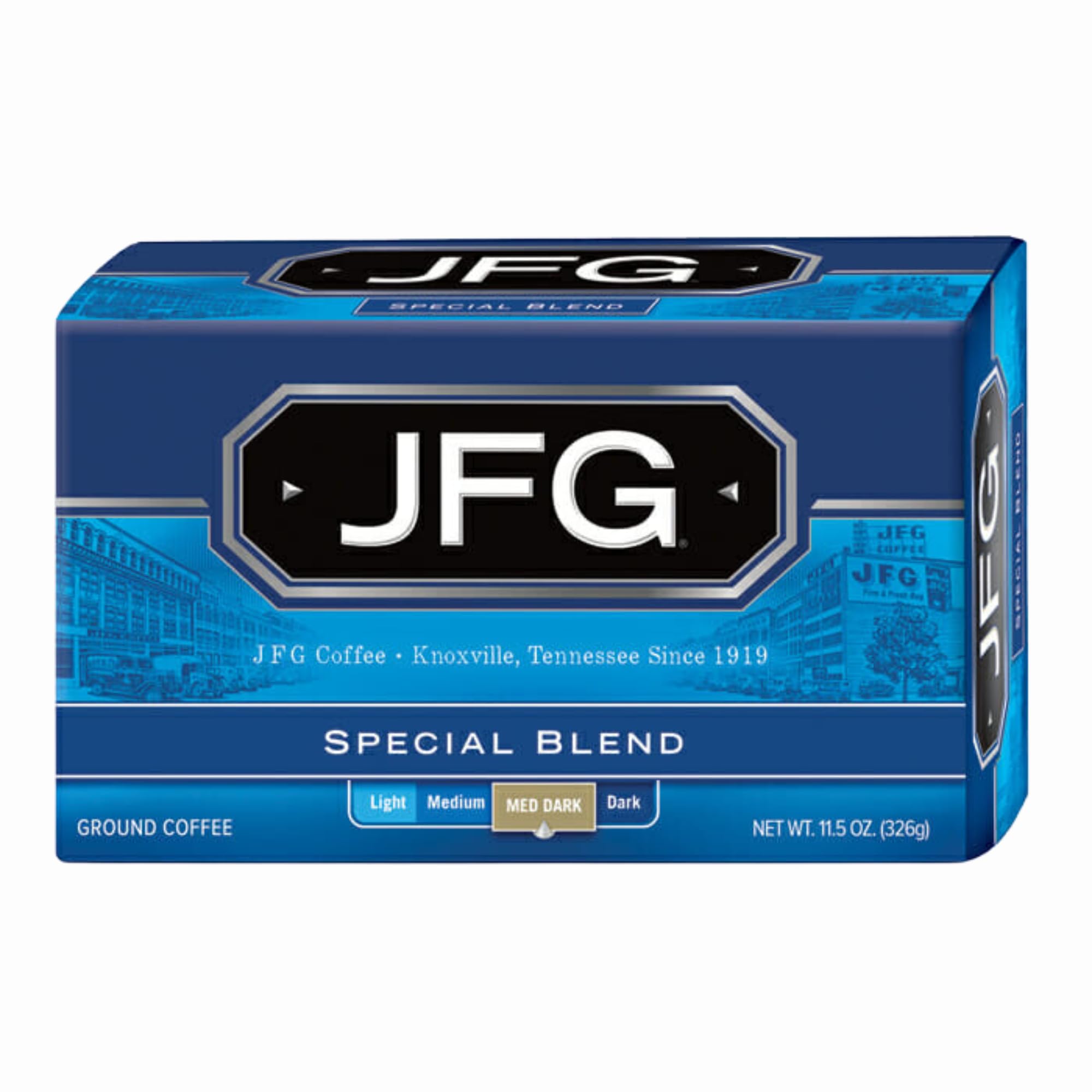 JFG Special Blend Medium-Dark Roast Ground Coffee, 11.5oz Bag (Pack of 12)