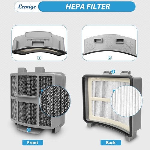 Lemige Filter for Bissell Pet Hair Eraser | Compatible with 39883, 3774F, 3418, 3402 Models