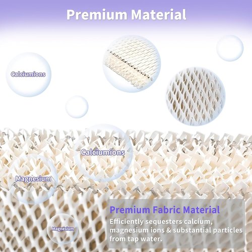 Jowlawn A10 Humidifier Filter Water Panel Replacement for Whole House Humidifier Pad Filters Models 110, 220, 500, 500A, 500M, 550, 550A, 558 Humidifier Wicks Parts & Accessories (Pack of 2)