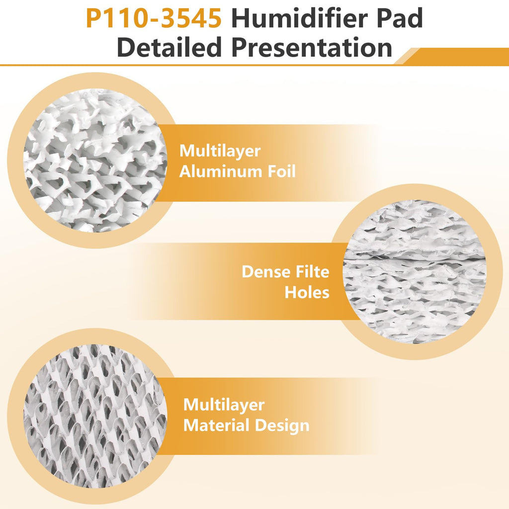 Sxkxm P110-3545 Humidifier Pad Water Panel 35 Compatible with Carrier, for HUMCALBP2317, HUMCCLBP2417, HUMCALBP2417, HUMCCLFP1218, HUMCCLFP1318, HUMCALFP1318,HUMCCLFP1418, and More