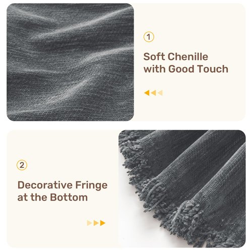 Houmiggle Sectional Couch Covers, 2 Pieces Washable L Shaped Couch Covers Sofa Blanket for Dogs Pet Friendly Sectional Sofa Slipcovers Furniture Covers,71"x 110"+ 71"x 118",(X-Large,Dark Gray)