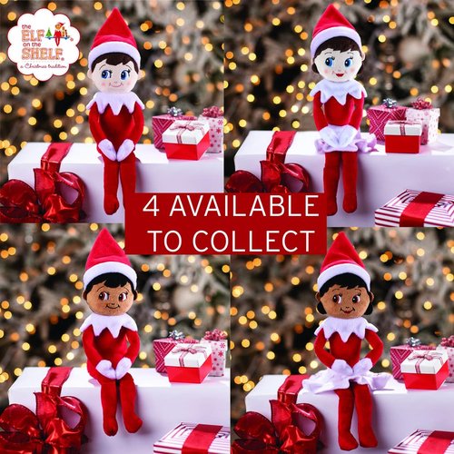 Elf on the Shelf Plushee Pals Snuggler - 12" Adorable Girl Plush Toy for Cuddly Fun