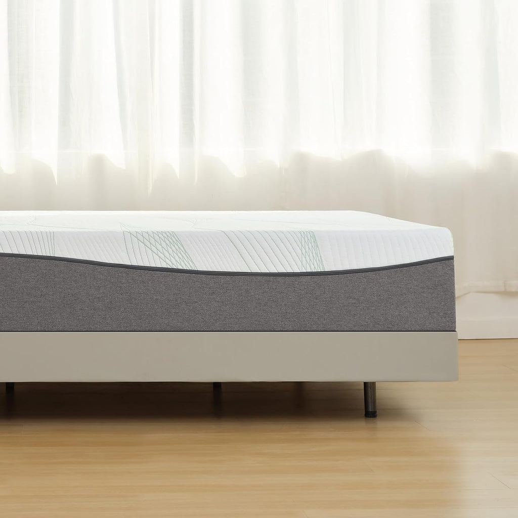 Novilla King Size Mattress - 12 Inch Gel Memory Foam for Plush Comfort & Pressure Relief | CertiPUR-US Certified