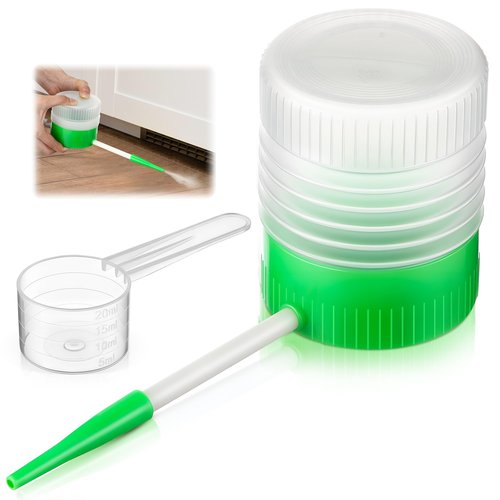 Qualirey 1 Pack Diatomaceous Earth Powder Duster with 6 Inch Extension Nozzle, Diatomaceous Earth Powder Duster for Pest Control, Sprayer for Indoor and Outdoor Use