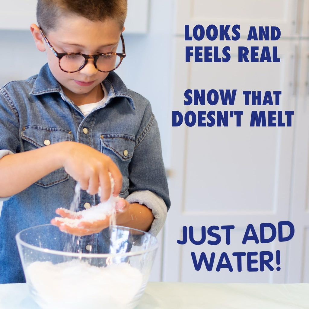Small Instant Snow by As Seen on Shark Tank | Create Cloud Slime Effortlessly
