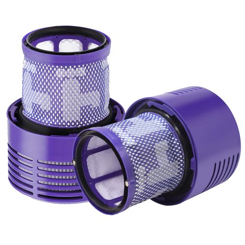 2 Pack V10 Vacuum Filter Replacement Compatible for Dyson V10 Cyclone Series, V10 Animal, V10 Absolute, V10 Total Clean, SV12, Part No. 969082-01