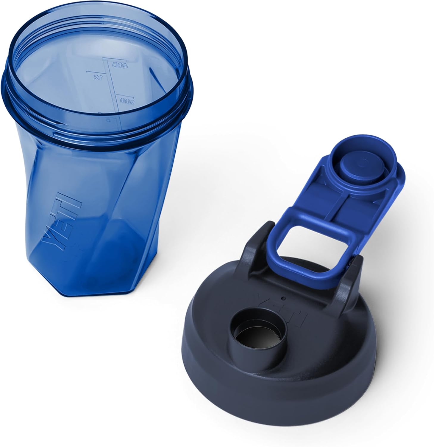 YETI Yonder Helimix Vortex Blender Shaker Bottle - 20oz Portable Protein Cup | Royal Blue, USA Made, Dishwasher Safe