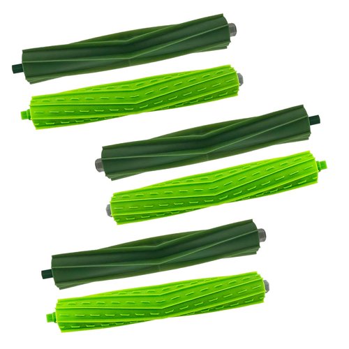 3 Sets of Rubber Roller Brushes Replacement Brush Compatible for iRobot Roomba E & I & J Series e5 e6 e7, i8 i8+ i7 i7+ i6 i6+ i4 i4+ i3 i3+ i1 i1+ i2, j7 j7+J8/J8 Vacuum Cleaner