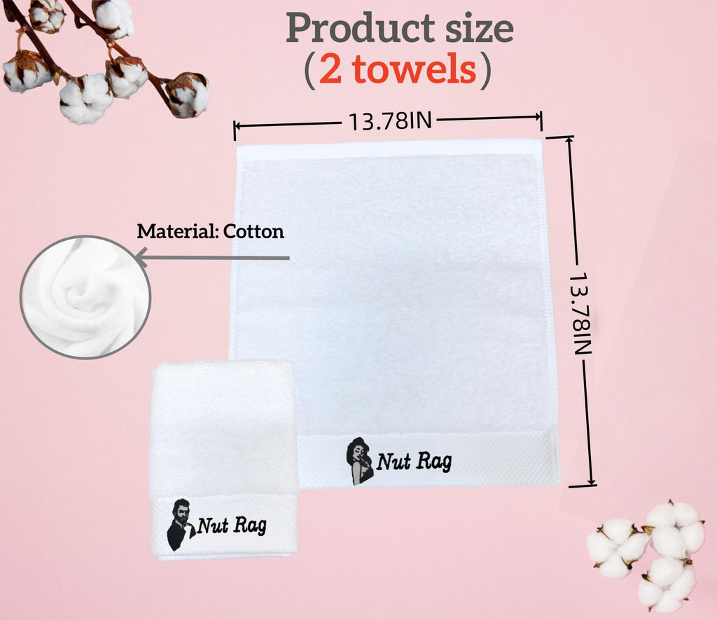 Carastora Funny Towels are the for Couples, Friends, or Special Occasions. They Make Unique Gifts for Anniversaries and Valentine's Day. Durable Everyday Bathroom Essentials, 2-Pack