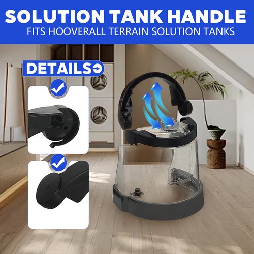 BROQIXIN 39457030 39457062 Solution Tank Handle Fits Hoover Dual V Steamvac Models, Max Extract All Terrain, Steam Vac All Terrain, Hoover SteamVac Tanks