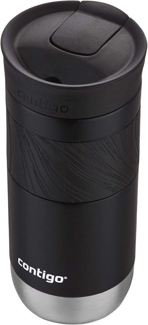 Contigo Byron Travel Mug - Vacuum-Insulated Stainless Steel | Leak-Proof, BPA-Free, 16oz, Licorice