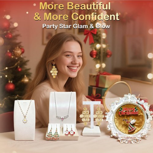 Beauty Advent Calendar 2025 for Teen Girls & Adult Women -24 Days Christmas Countdown Calendar, Fashion and Jewelry Sets Individually Boxed Makeup Surprises, Trend-Infused Gifts for Wife, Mom, Friends