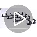 Vanloory 2 Hook Wall Mounted Coat Rack Stainless Steel Matte Black