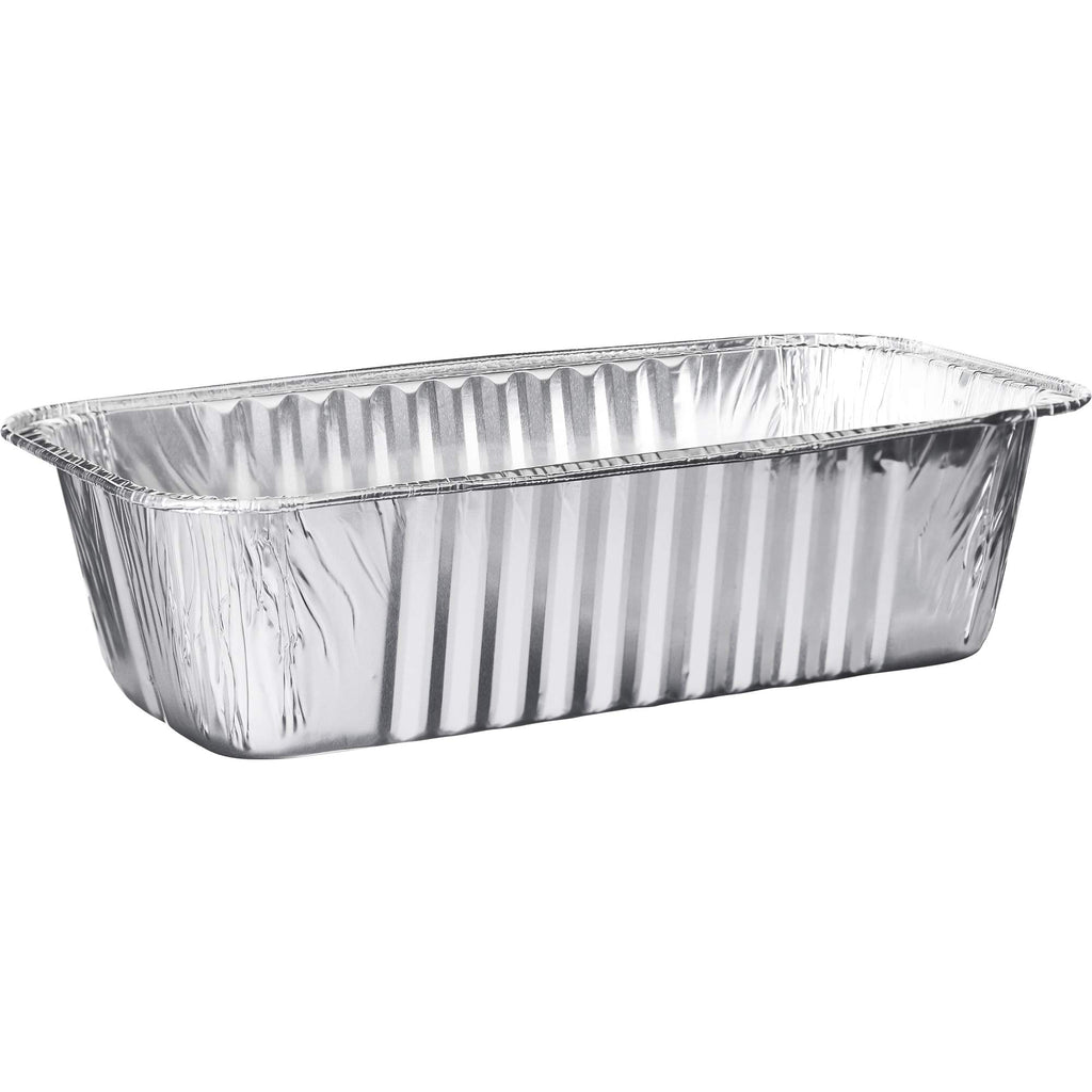 PLASTICPRO Disposable Loaf Pans Aluminum Tin Foil Meal Prep Bakeware - Cookware Perfect for Baking Cakes, Bread, Meatloaf, Lasagna (50, 5 Pound)
