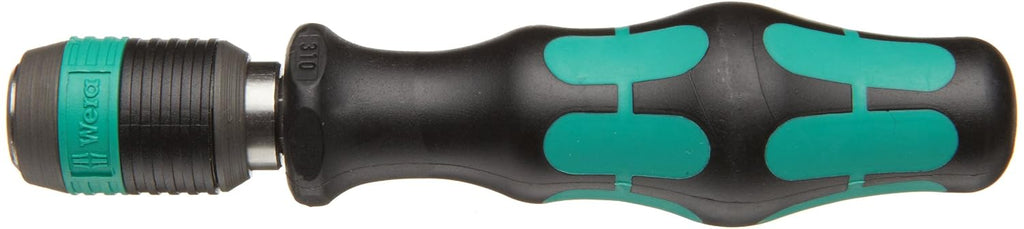 Wera - Kraftform 813 R Hexagon Bitholding Screwdriver | Quick-Release Chuck, 1/4" Head, 90mm Blade