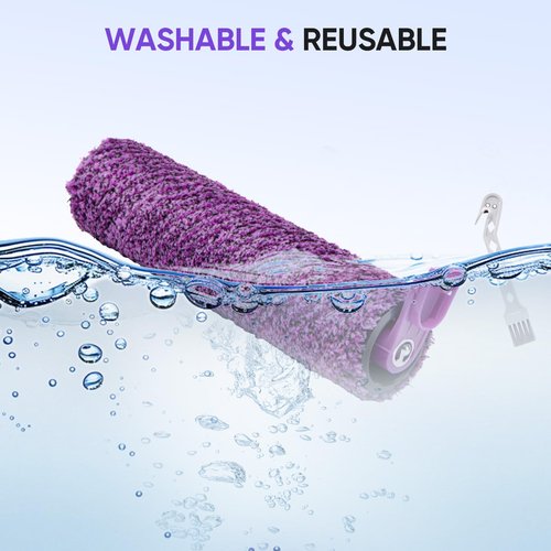 LBLVBNEWD 3 Pack SD201 Roller Brush Replacement Parts Compatible with Shark Steam Pickup 3-in-1 Steam Mop SD200, SD201, SD201C, SD201Q, SD205,3 Brush Roll, 1 Cleaning Brush