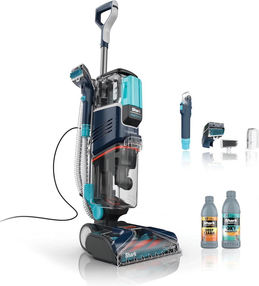 Shark CarpetXpert Upright Carpet Cleaner - Stain Striker for Rugs & Upholstery | Navy Color