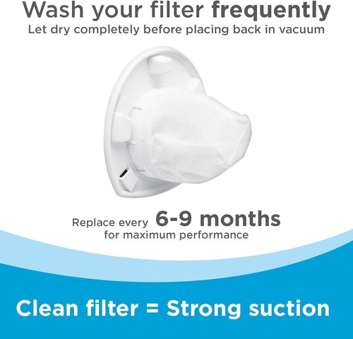 BLACK+DECKER Dustbuster Replacement Filter - Compatible with CHV9610, CHV1210, CHV1410 Models