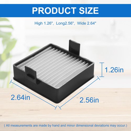 A32VC04 Filter Compatible with Ryobi Hand Vacuum Filter P712 P713 P714K Replace 019484001007 533907001 Vacuum & Dust Collector Filters,Air Filter Support Assembly 4 Pack and 1 Brush