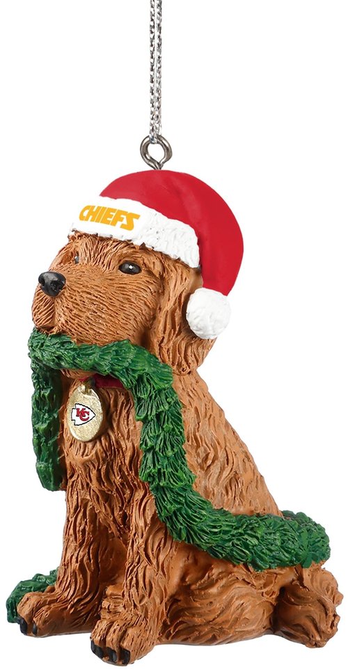 FOCO Kansas City Chiefs Dog Holiday Ornament