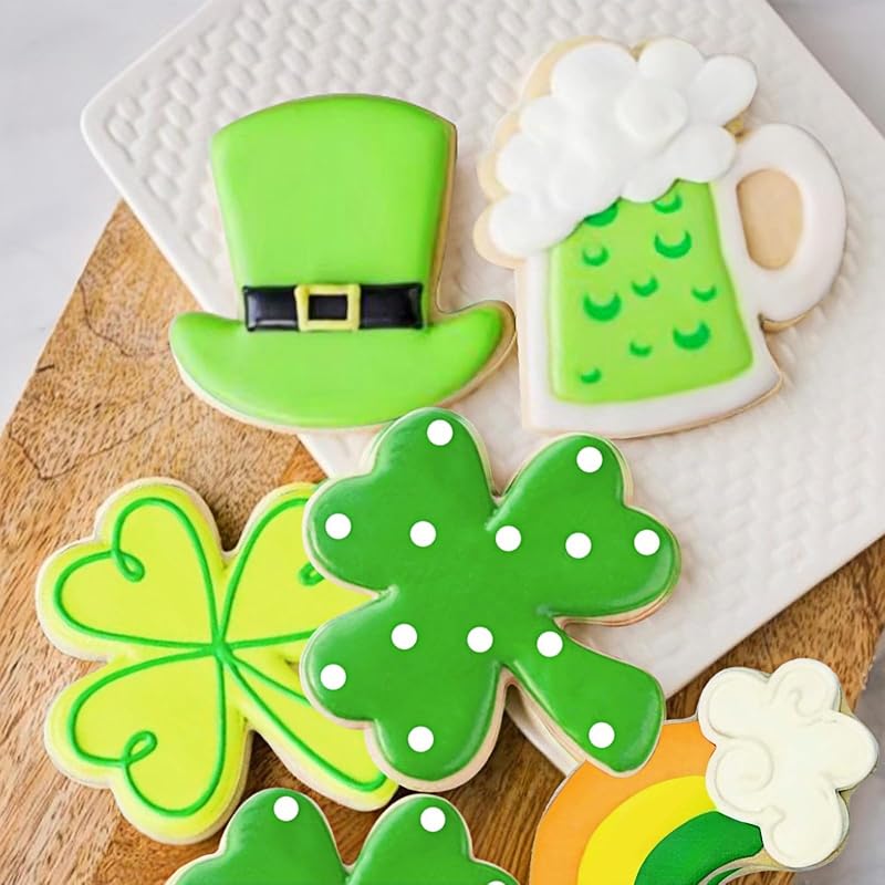 Shamrock Cookie Cutters Set 4 Pcs – 3", 3.5", 4"