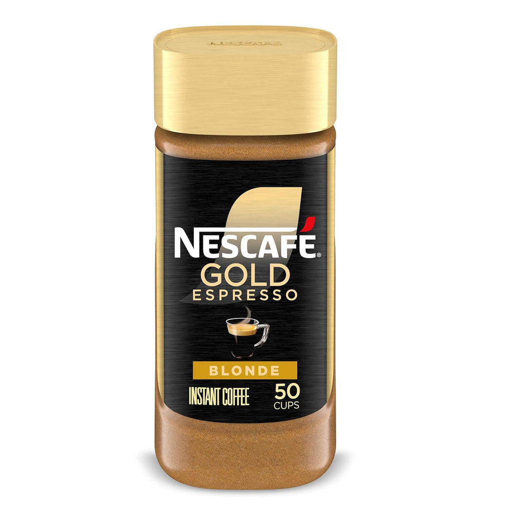 NESCAFÉ Gold Espresso Blonde - Premium Instant Coffee for Rich Flavor - 3.5 oz